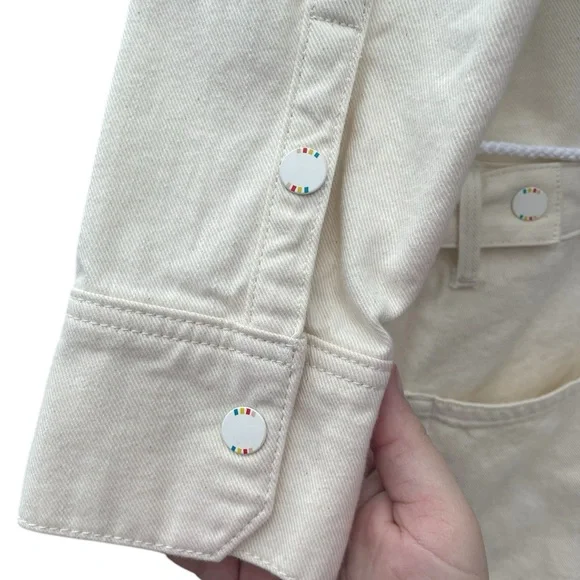 Mira Mikati Animal Patch Tie-waist Jumpsuit In Neutrals, Size EU 38/US 8/10